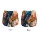thumbnail image 3 of Balery Bluebird Blossom Elegance Pantalones cortos deportivos para mujer con forro y dos bolsillos, elásticos, para entrenamiento, gimnasio, yoga-Small, 3 of 7