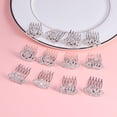 thumbnail image 3 of Miangastore 12pcs Children's Small Crown Hair Comb Fashion Rhinestone Hairbrush Headbands Hair Accessories, 3 of 9