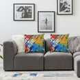 thumbnail image 2 of Pattern of Paint Splatters Print Throw Pillow Cover Soft Decorative Pillowcase Set of 2 Modern Square Pillow Cases Farmhouse Cushion Cover Case for Living Room Bedroom Sofa, 2 of 7