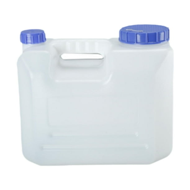 Contenedor de almacenamiento de agua con asa de transporte y amplia abertura de llenado multiusos 10 litros