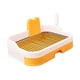 thumbnail image 5 of Inodoro para perros Bandeja de arena para mascotas Bandeja para orinal para cachorros Accesorios para mascotas Bandeja para orinal para perros Naranja Blanco, 5 of 9