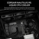 thumbnail image 2 of Enfriador líquido para CPU CORSAIR Nautilus 360 RS 360 mm AIO negro, 2 of 8