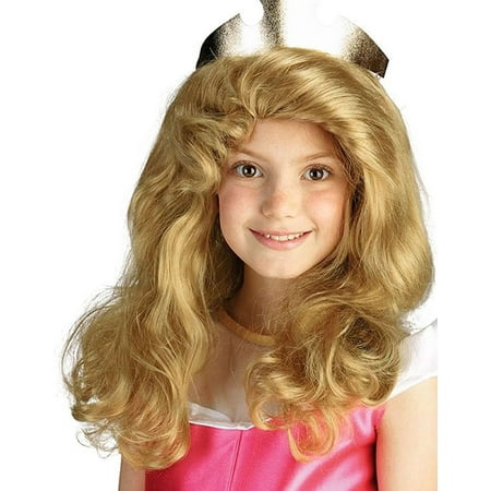 Disney Princess Sleeping Beauty Aurora Child's Light Brown Costume Dress Up Wig