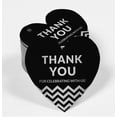 thumbnail image 2 of Inkdotpot Thank You For Celebrating With Us Bridal Shower-Baby Shower-Retirement-Wedding-Birthday Bottle Tag Real Silver Foil Favor Hang Tags Pack Of 100, 2 of 8