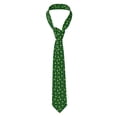 thumbnail image 2 of Gaeub Happy St. Patrick's Day5 Men's Classic Woven Jacquard Necktie Perfect for Weddings & Parties, 2 of 7