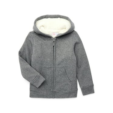 Wonder Nation Boys Kid Tough Hoodie with Long Sleeves, Sizes 4-18 & Husky