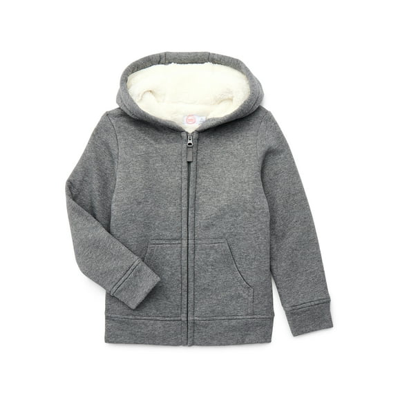 Wonder Nation Boys Kid Tough Hoodie with Long Sleeves, Sizes 4-18 & Husky