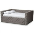thumbnail image 1 of Baxton Studio Anabella Tufted Queen Daybed in Grey, 1 of 8