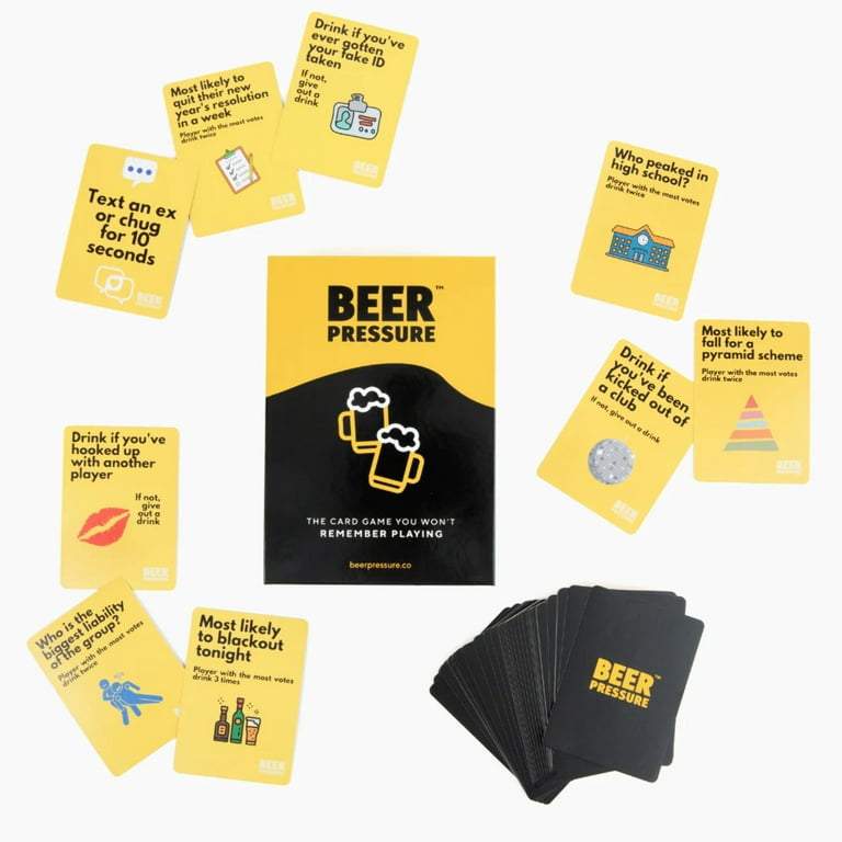  Beer Pressure - Drinking Card Game for Parties