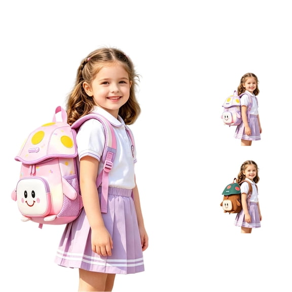 WAYUTE Kids Backpack Cute Cartoon Shape Back to School Backpack for Kindergarten Preschool Lightweight Toddler Bookbag Casual Outdoor Travel