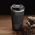 thumbnail image 4 of Taza de café aislada reutilizable sin BPA GEMFUL con funda de silicona ER, 4 of 5