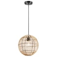 thumbnail image 5 of Modway Nurture Rattan Pendant Light in Natural, 5 of 9