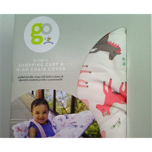 go by goldbug horses shopping cart cover