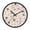 Scattered Across The Canvas, variant on Indoor 12' Voice-Activated Luminous Decoration Wall Clock With LED Night Light Rose Floral Ribbon Border