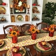 thumbnail image 5 of Thanksgiving Fall Maple Farm Table Runner Season Limited Banquet Holiday Party Tablecloth Modern Printed Table Runners, 5 of 5