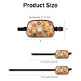 thumbnail image 4 of Cute Halloween Icons Pattern Cute Fanny Packs for Women,Travel Waterproof Crossbody Fanny Bags Waist Purse for Women Anti Theft Adjustable Strap for Running Travel Cycling, 4 of 4