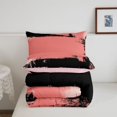 thumbnail image 5 of Homewish Abstract Ombre Full Size Comforter Sets,Retro Oil Painting Bedding Comforter Set,Light Pink,Pink Reversible,3-Piece,1 Comforter and 2 Pillowcases, 5 of 7