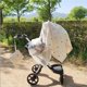 thumbnail image 5 of Cochecito De Bebé Mosquitera Transpirable Cubierta Completa Universal Bebé Bordado Mosquito Cortina Protector Solar Suave Mosquito Cubierta Con Patrón Lindo Para El Parque En Casa Al Aire Libre Monstrate HA013677-00, 5 of 7