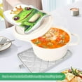 thumbnail image 4 of Cute Frog with Crown Oven Mitts 2 Pcs Pot Holders Sets Heat Resistant for Kitchen Cooking Baking 7"x9.8", 4 of 7
