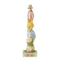 thumbnail image 2 of Playful Pile-Up - Bunny and Eggs Stacked Figurine, 2 of 5