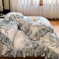 thumbnail image 4 of Silky Ruffle Bedding Set, 4 of 9