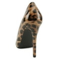 thumbnail image 3 of Delicious Shoes Women Stiletto High Heel Classic Pumps Pointed Toe SCHEME-S Leopard Cheetah Print Patent 6, 3 of 5