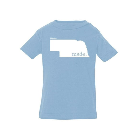 Made In Nebraska T-Shirt Infant -Smartprints Designs,  12 Months