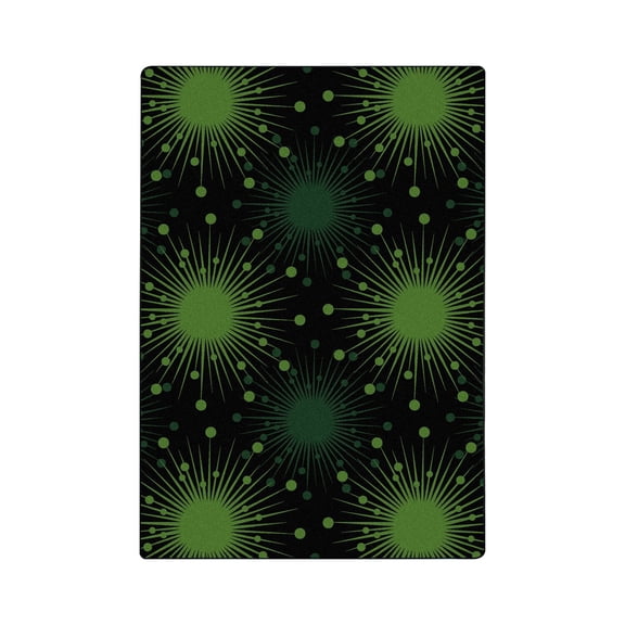 Cosmopolitan 7'8" x 10'9" Area Rug In Color Green