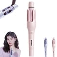 thumbnail image 1 of Rotating Curling Iron, 2-in-1 Straight and Rolled Auto Hair Curler, Automatic Curling Iron with 3 Temperature, Automatic Shut-Off, Anti-Scald, Anti-Tangle Rotating Curling Wand, 1 of 9