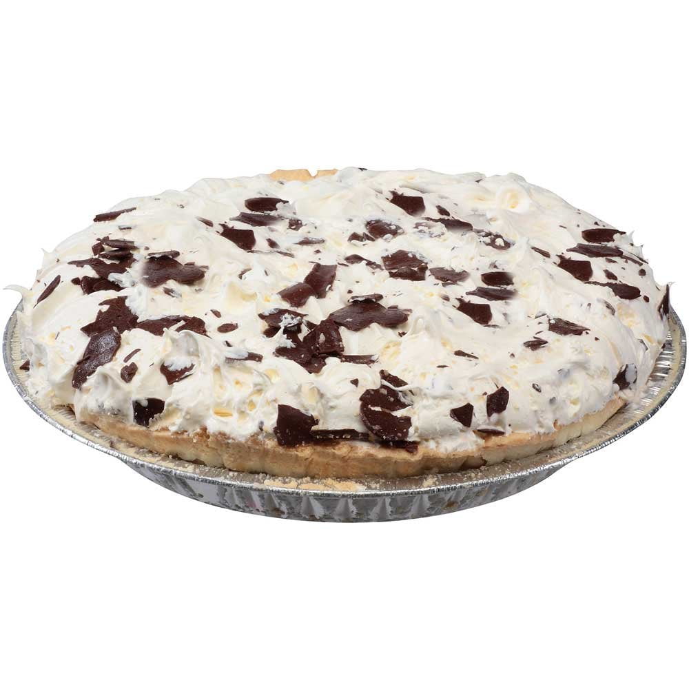 Sara Lee Chef Pierre Chocolate Creme de la Cream Pie, 10 inch -- 4 per case.