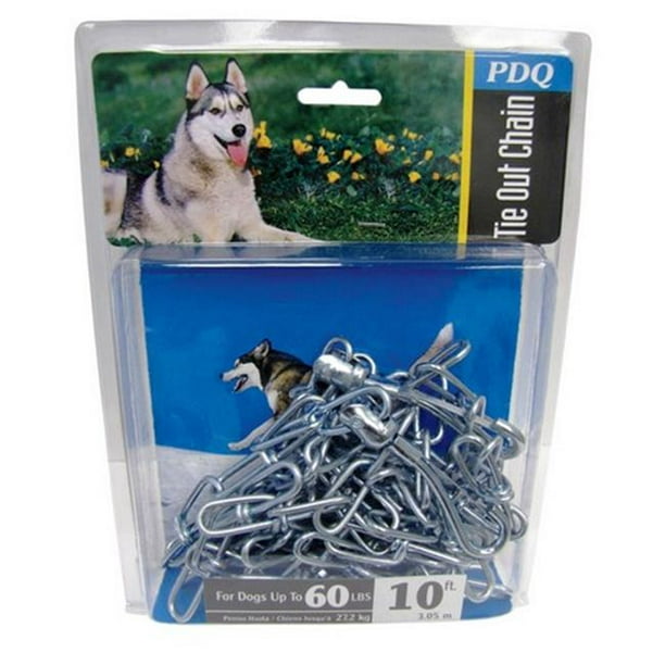 PDQ 43710 10 ft. Tie Out Chain for Large Dogs