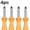Orange*4, variant on 2pc T8 Torx Screwdriver, Precision Security Bit Tool for Xbox One Controller MacBook Repair, Tamper Proof Star Driver for Electronics Disassembly Opening
