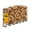 144*14.2*48inch, variant on 4FT Outdoor Firewood Rack, Heavy Duty Steel Wood Storage Log Holder with Waterproof Cover, Wood Pile Holder for Fireplace Patio Balcony Garden