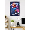 thumbnail image 2 of Nintendo The Super Mario Galaxy Movie (2026) - Mario Time Wall Poster, 22.375" x 34" Framed, 2 of 5