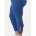 thumbnail image 2 of Terra & Sky Women's Plus Size Capri Ladder Legging, Sizes 0X-5X, 2 of 5