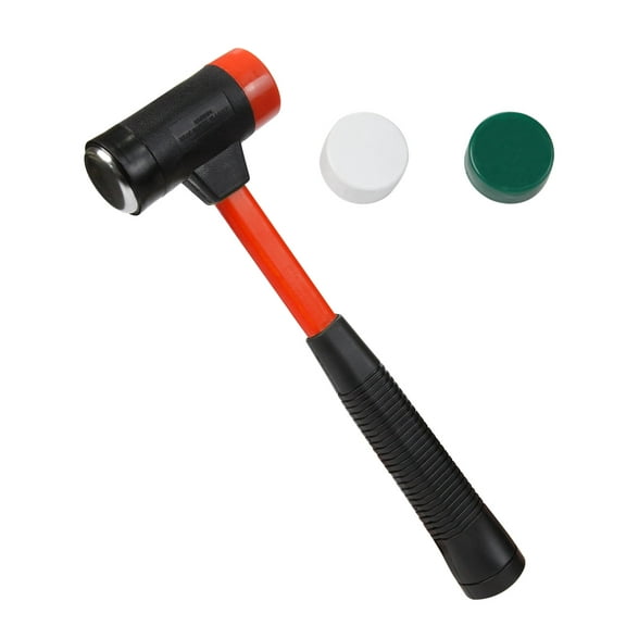YIYITOOLS 4-in-1 Multifunctional Installation Hammer, Anti-Slip Rubber Grip, Detachable Heads, for Carpentry, Construction & DIY