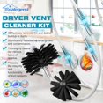 thumbnail image 3 of Kit limpiador de ventilación para secadora Sealegend, removedor de pelusa de 30 pies con taladro, 3 of 8