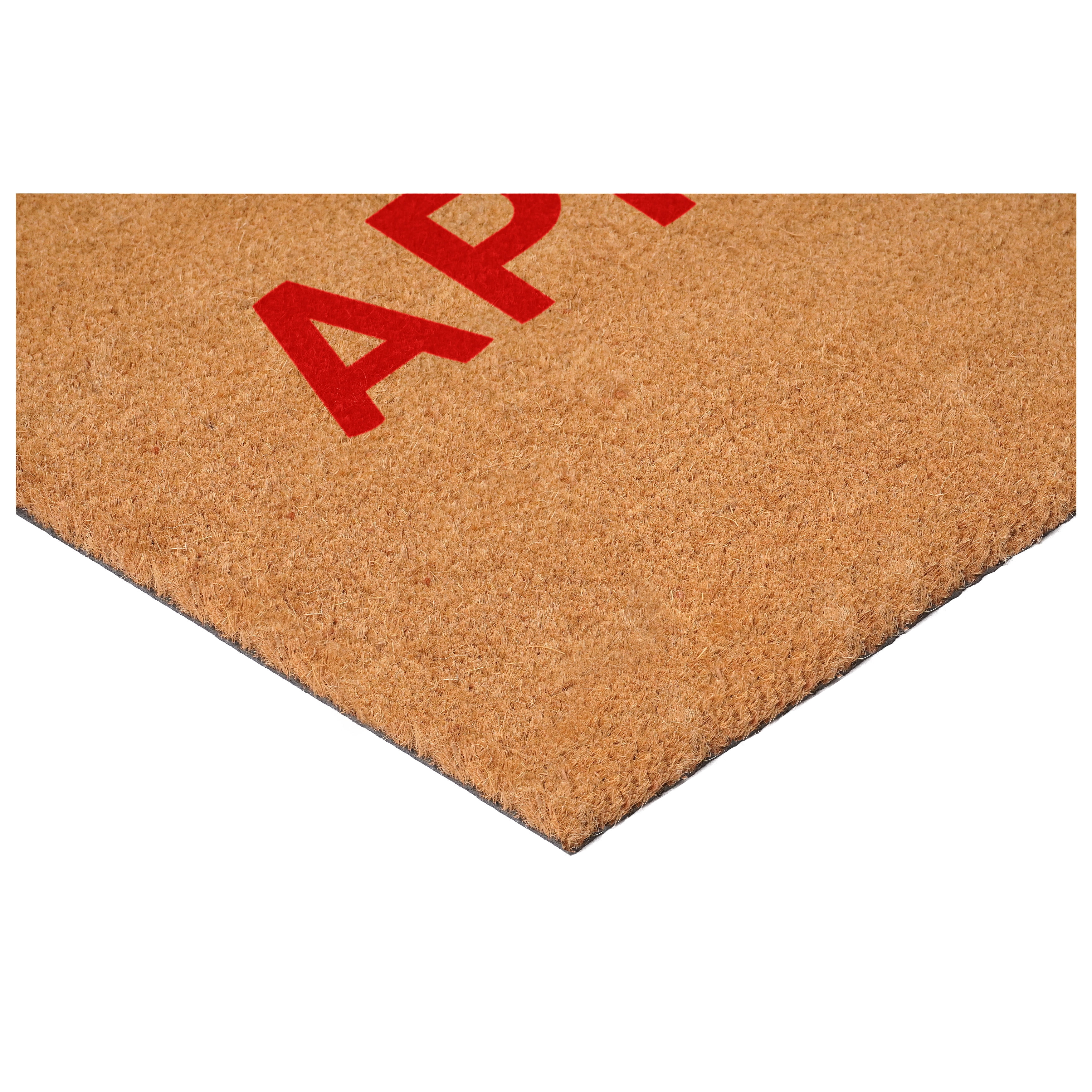 Calloway Mills 117932436 Apres Ski Red Doormat, 24" x 36"