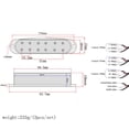 thumbnail image 3 of 3 Piezas Pastillas M ,N,B de Guitarra Eléctrica alnico para Reemplazo para de Música, 3 of 9