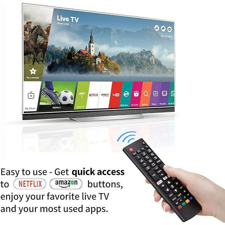 Universelle Télécommande pour LG Smart TV LCD LED 3D HDTV AKB75095308  AKB73715601 AKB74915324 Compatible avec Toutes Les télécommandes pour LG :  : High-Tech