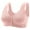 Pink#front closure bras for women, variant on nerohusy Women's Plus Size Wireless Bra,Daisy Bras for Older Women,Daisy Bra,Daisy Bra for Seniors Front Closure,Comfortable No Wire Buckle Bra,L-5XL,Purple,XL