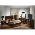 thumbnail image 4 of Passion Furniture Summit Cappuccino 3-Drawer Chest Of Drawers (44"L x 18"W x 41"H), 4 of 4