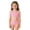 Pink, variant on Swim Suits for Girls Bikini High Waist 2 Pcs Removable Soft Cup Padded Bottoms Kids Swimwear