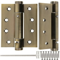 YINYUYU 2pcs Self-closing Door Hinges Exterior Door Spring Hinge Heavy Duty Hinges for Bathroom Pantry AB