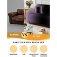 thumbnail image 5 of Purple Black Ombre Couch Cover for Dogs, Modern Gradient Abstract Art Washable Sofa Covers Slipcover for Pets Dogs Futon Cover, Couch Recliner Covers, Oversized Chair Slipcover 71"x91", 5 of 9