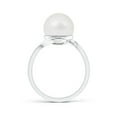 thumbnail image 2 of ANGARA South Sea Cultured Pearl Solitaire Bypass Ring in 14K White Gold for Women | June Birthstone, Birthday, Anniversary, Jewelry Gift for Women | Pearl Ring, 2 of 7