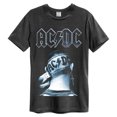 thumbnail image 1 of Amplified - Camiseta AC/DC Clipped para Adultos Unisex (Carbón), 1 of 4