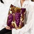 thumbnail image 6 of Grape Velvet Throw Covers Pillow Inserts - Set of 2 Decorative Pillows with Unique Patterns for Home Decor, Couch, Bed - 16x16, 18x18, 20x20 Inches, 6 of 6