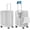 White, variant on Carry on Luggage, Hard Shell Suitcase with Spinner Wheels, 20 Inch Airline Approved Suitcases with Front Pocket, Expandable Rolling Suit Case with TSA Lock, USB Port, Cup Holder - Graphite