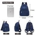thumbnail image 2 of Pealwel Mini Mochila Monedero para Mujer, Pequeñas Mochilas de Nylon para Damas Mochilas Mujer Bolsa de Viaje antirrobo, 2 of 5